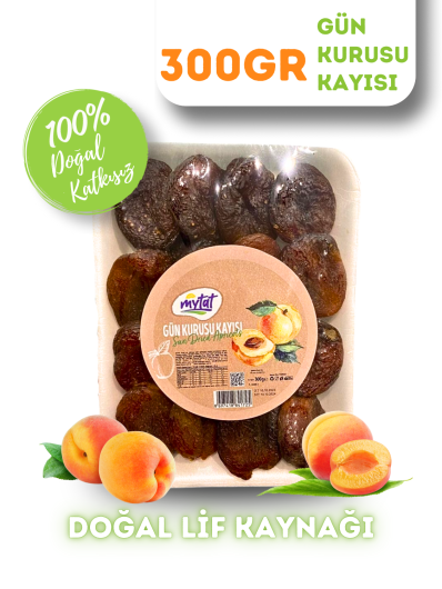 Mytat Jumbo Gün Kurusu Kayısı 1. Sınıf (60-80) 300Gr